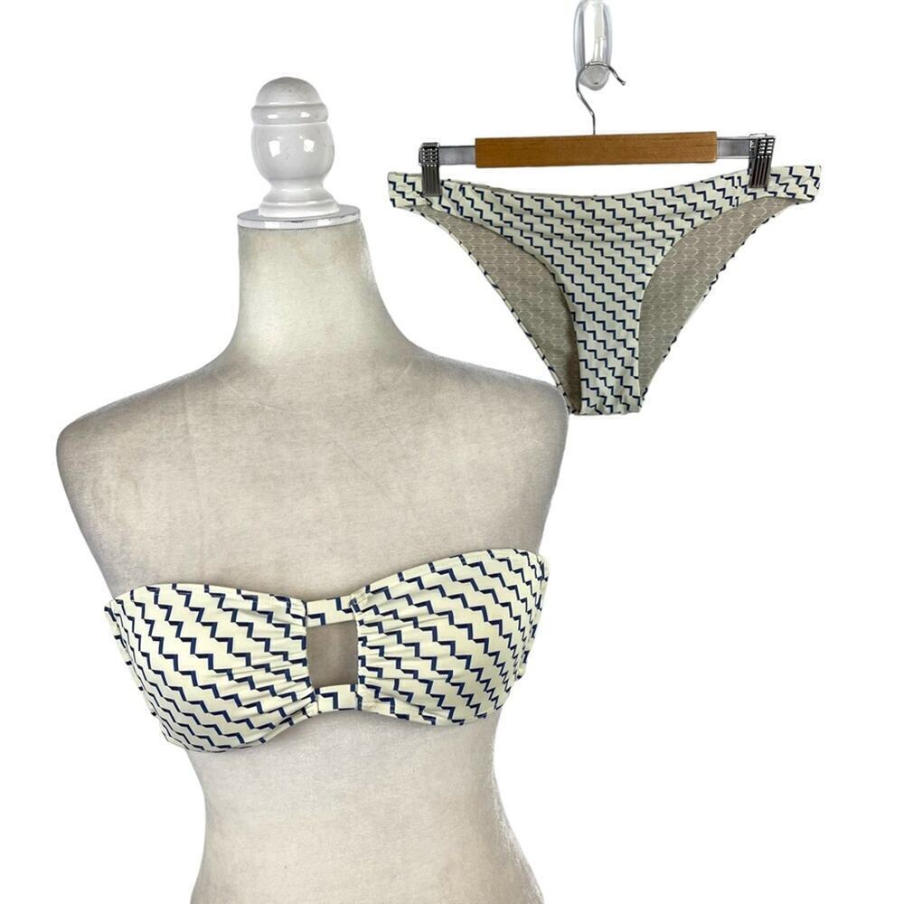 Asceno Classic Bikini Bottom in Rio Arrow Geometric Graphic Print Size Large